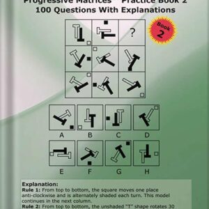 خرید و دانلود نسخه کامل کتاب Raven’s Progressive Matrices™ Practice Book 2: Practice Test, IQ Questions, Matrices, Exam Preparation, Practice Questions, IQ Test, Test Preparation, … Test, Explanation (IQ Tests series 10) by Zoe Hampton PDF