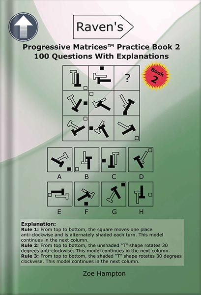 225-New-PNG-Version-53-2-1.jpg خرید و دانلود نسخه کامل کتاب Raven’s Progressive Matrices™ Practice Book 2: Practice Test, IQ Questions, Matrices, Exam Preparation, Practice Questions, IQ Test, Test Preparation, … Test, Explanation (IQ Tests series 10) by Zoe Hampton PDF - تصویر 1