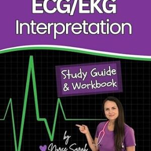 خرید و دانلود نسخه کامل کتاب ECG/EKG Interpretation Study Guide & Workbook by Nurse Sarah