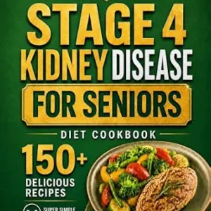 خرید و دانلود نسخه کامل کتاب The Newly Diagnosed Stage 4 Kidney Disease Diet Cookbook for Seniors: 150+ Delicious Low Sodium, Low Potassium, and Low Phosphorus Recipes with Perfectly Portioned 30-Day Meal Plan