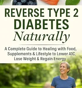 خرید و دانلود نسخه کامل کتاب Reversing Type 2 Diabetes Naturally: A Complete Guide to Healing with Food, Supplements & Lifestyle to Lower A1C, Lose Weight, and Regain Energy