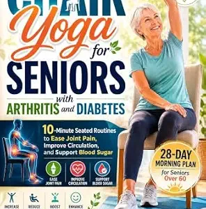 خرید و دانلود نسخه کامل کتاب Chair Yoga for Seniors with Arthritis and Diabetes: Arthritis, diabetes, chair yoga, stretching exercises, calisthenics, seniors, beginners, workout training,seated yoga seniors arthritis, aging