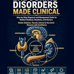 خرید و دانلود نسخه کامل کتاب ENDOCRINE DISORDERS MADE CLINICAL: Step-by-Step Diagnosis and Management Guide for Medical Students, Residents, and Doctors Master Diabetes, Thyroid, Adrenal & Hormonal Diseases with Confidence