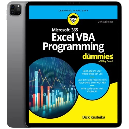 Microsoft-365-Excel-VBA-Programming-For-Dummies-500x500 خرید و دانلود نسخه کامل کتاب انگلیسی Microsoft 365 Excel VBA Programming For Dummies 2025 - تصویر 1