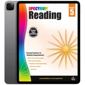 خرید و دانلود نسخه کامل کتاب Spectrum Reading Comprehension Grade 5 Workbooks 2014