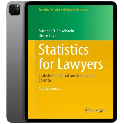 Statistics-for-Lawyers-500x500 خرید و دانلود نسخه کامل کتاب انگلیسی Statistics for Lawyers 2024 - تصویر 1