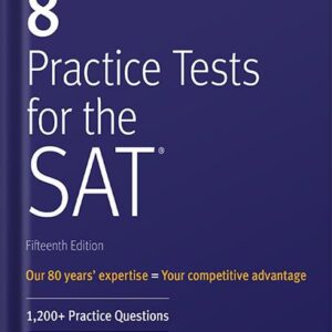 خرید و دانلود نسخه کامل کتاب 8 Practice Tests for the SAT: 1,200+ SAT Practice Questions (Kaplan Test Prep) Fifteenth Edition by Kaplan Test Prep PDF