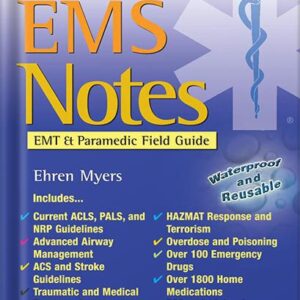 خرید و دانلود نسخه کامل کتاب EMS Notes EMT & Paramedic Field Guide (Davis’s Notes) 1st Edition by Ehren Myers PDF
