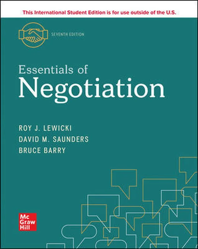 خرید و دانلود نسخه کامل کتاب
Essentials of Negotiation 7th Edition by Roy Lewicki, Bruce Barry, David Saunders_6a5f675f4f0a2.webp خرید و دانلود نسخه کامل کتاب
Essentials of Negotiation 7th Edition by Roy Lewicki, Bruce Barry, David Saunders - تصویر 1