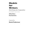 خرید و دانلود نسخه کامل کتاب Models for Writers Short Essays for Composition by Alfred Rosa and Paul Eschholz