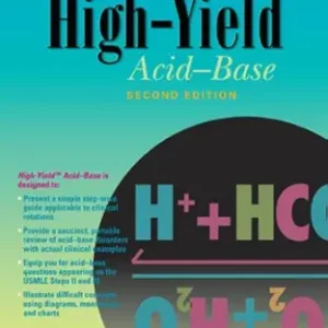 خرید و دانلود نسخه کامل کتاب High-Yield™ Acid-Base (High-Yield Series)