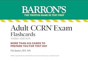 خرید و دانلود نسخه کامل کتاب Adult CCRN Exam Flashcards, Third Edition: Up-to-Date Review and Practice (Barron’s Test Prep)