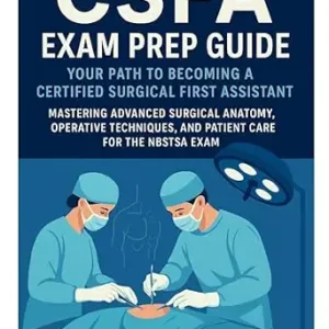 خرید و دانلود نسخه کامل کتاب CSFA EXAM PREP GUIDE:YOUR PATH TO BECOMING A CERTIFIED SURGICAL FIRST ASSISTANT : MASTERING ADVANCED SURGICAL ANATOMY, OPERATIVE TECHNIQUES, AND PATIENT … : Exam Study Guide Series Book 6)