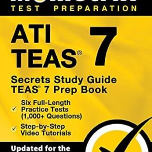 خرید و دانلود نسخه کامل کتاب ATI TEAS Secrets Study Guide – TEAS 7 Prep Book, Six Full-Length Practice Tests (1,000+ Questions), Step-by-Step Video Tutorials: [Updated for the 7th Edition]
