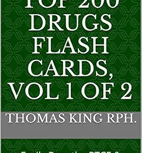 خرید و دانلود نسخه کامل کتاب Top 200 Drugs Flash Cards 2026, Vol 1 of 2: Easily Pass the PTCE & ExCPT for Cheaters
