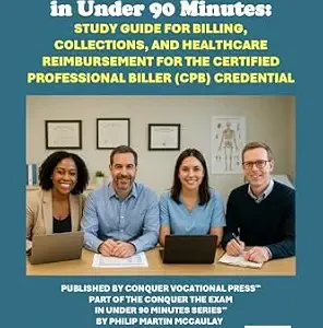 خرید و دانلود نسخه کامل کتاب Conquer the AAPC CPB Exam in Under 90 Minutes: Study Guide for Billing, Collections, and Healthcare Reimbursement for the Certified Professional Biller (CPB) Credential (Healthcare Exams)