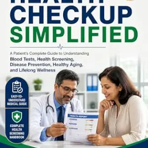 خرید و دانلود نسخه کامل کتاب Health Checkup Simplified: A Patient’s Complete Guide to Medical Checkups, Blood Tests, Health Screening, Disease Prevention, and Lifelong Wellness (Doctor Clinical Series Book 21)