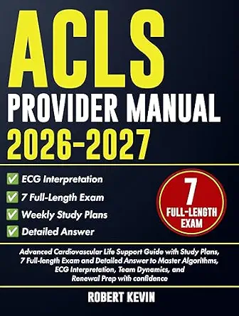 خرید و دانلود نسخه کامل کتاب ACLS Provider Manual 2026–2027: Advanced Cardiovascular Life Support Guide with Study Plans, 7 Full-length Exam and Detailed Answer to Master Algorithms, … Interpretation, Team Dynamics, and Renewal_6a6df7f3787ac.webp خرید و دانلود نسخه کامل کتاب ACLS Provider Manual 2026–2027: Advanced Cardiovascular Life Support Guide with Study Plans, 7 Full-length Exam and Detailed Answer to Master Algorithms, … Interpretation, Team Dynamics, and Renewal