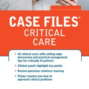 خرید و دانلود نسخه کامل کتاب Case Files Critical Care (LANGE Case Files) 1st Edition