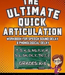 خرید و دانلود نسخه کامل کتاب The Ultimate Quick Articulation Workbook: for Speech Sound Delay and Phonological Delay (My Speech Pals)