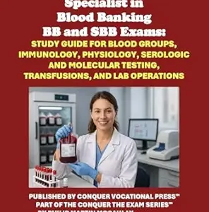 خرید و دانلود نسخه کامل کتاب Conquer the ASCP Technologist and Specialist in Blood Banking BB and SBB Exams: Study Guide for Blood Groups, Immunology, Physiology, Serologic and Molecular … and Lab Operations (Healthcare Exams)